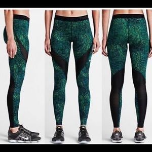Nike pro green leggings